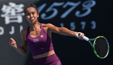 Fernandez bounced in singles at Australian Open, Mboko wins in doubles