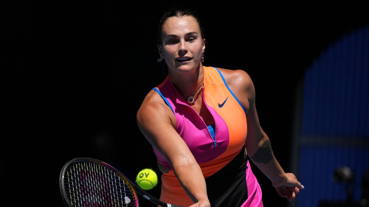 Top-seeded Sabalenka beats Jovic to reach Australian Open semifinals