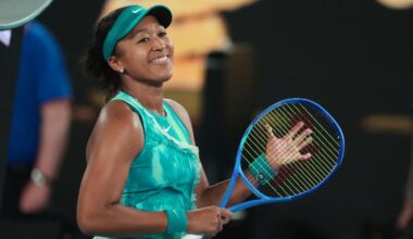 Naomi Osaka makes grand entrance and big fashion statement at Australian Open