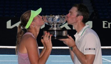 Gadecki and Peers repeat as Australian Open mixed doubles champions