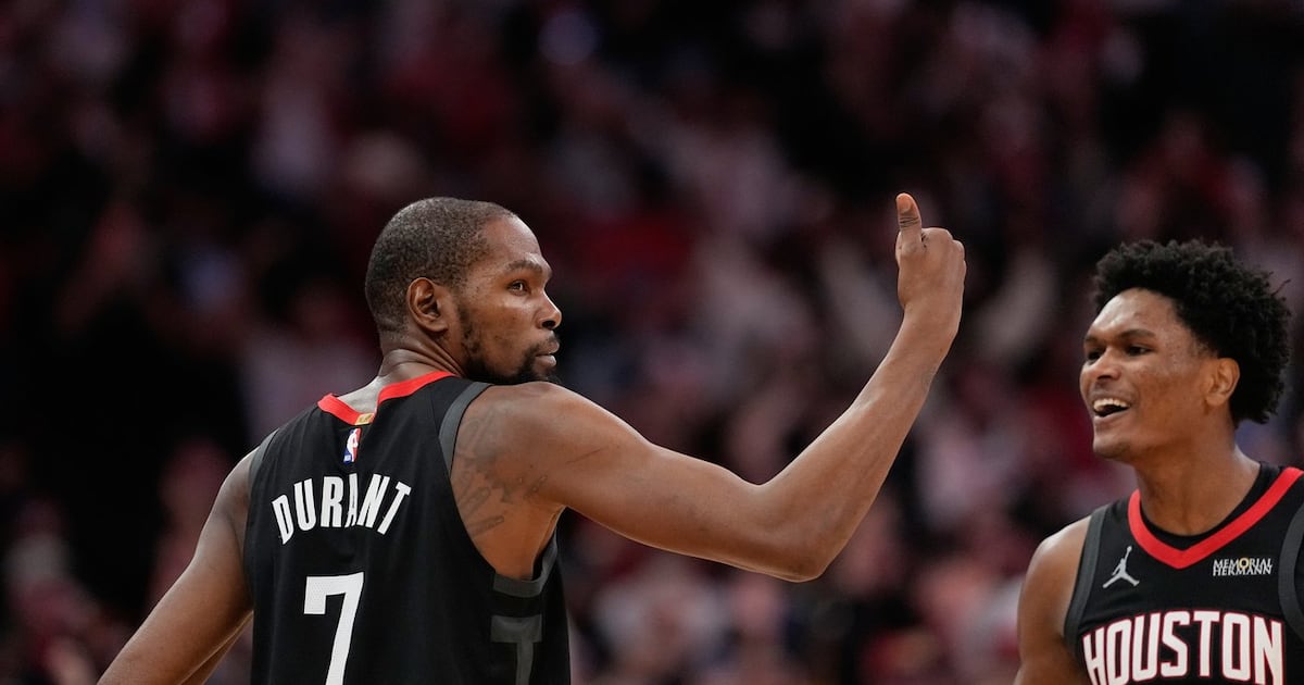 Kevin Durant's 3-pointer in final seconds gives Houston Rockets win over Phoenix Suns