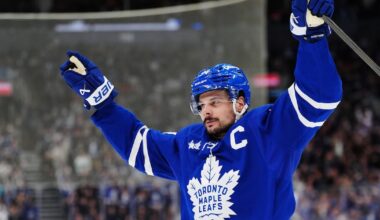 Auston Matthews becomes Leafs’ all-time leading goal scorer