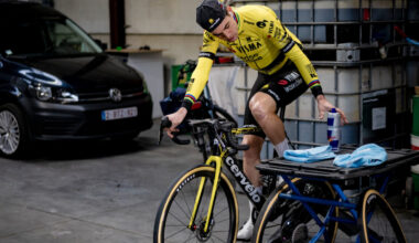 Van Aert does six-hour training session, rode home trainer 3 days after surgery – Sticky Bottle