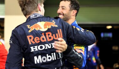 Every F1 number swap as Max Verstappen pinches number 3 from Daniel Ricciardo