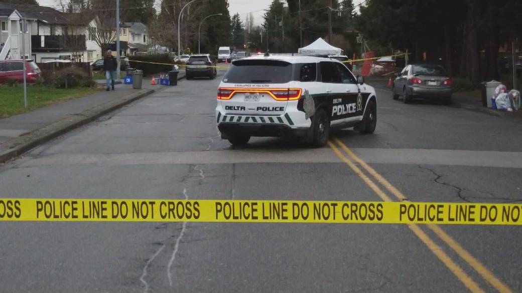 Click to play video: 'Delta police investigating extortion-related shooting'