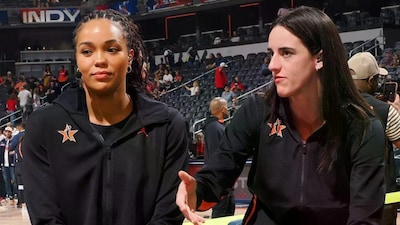 WNBA's Napheesa Collier and Caitlin Clark (X)