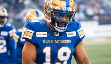 Veteran linebacker Kyrie Wilson stays with Blue Bombers