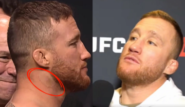 Justin Gaethje Lashes Out at Staph Question: "What's Wrong With You?"