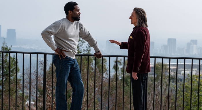 Yahya Abdul-Mateen II and Ben Kingsley in Wonder Man (2026)