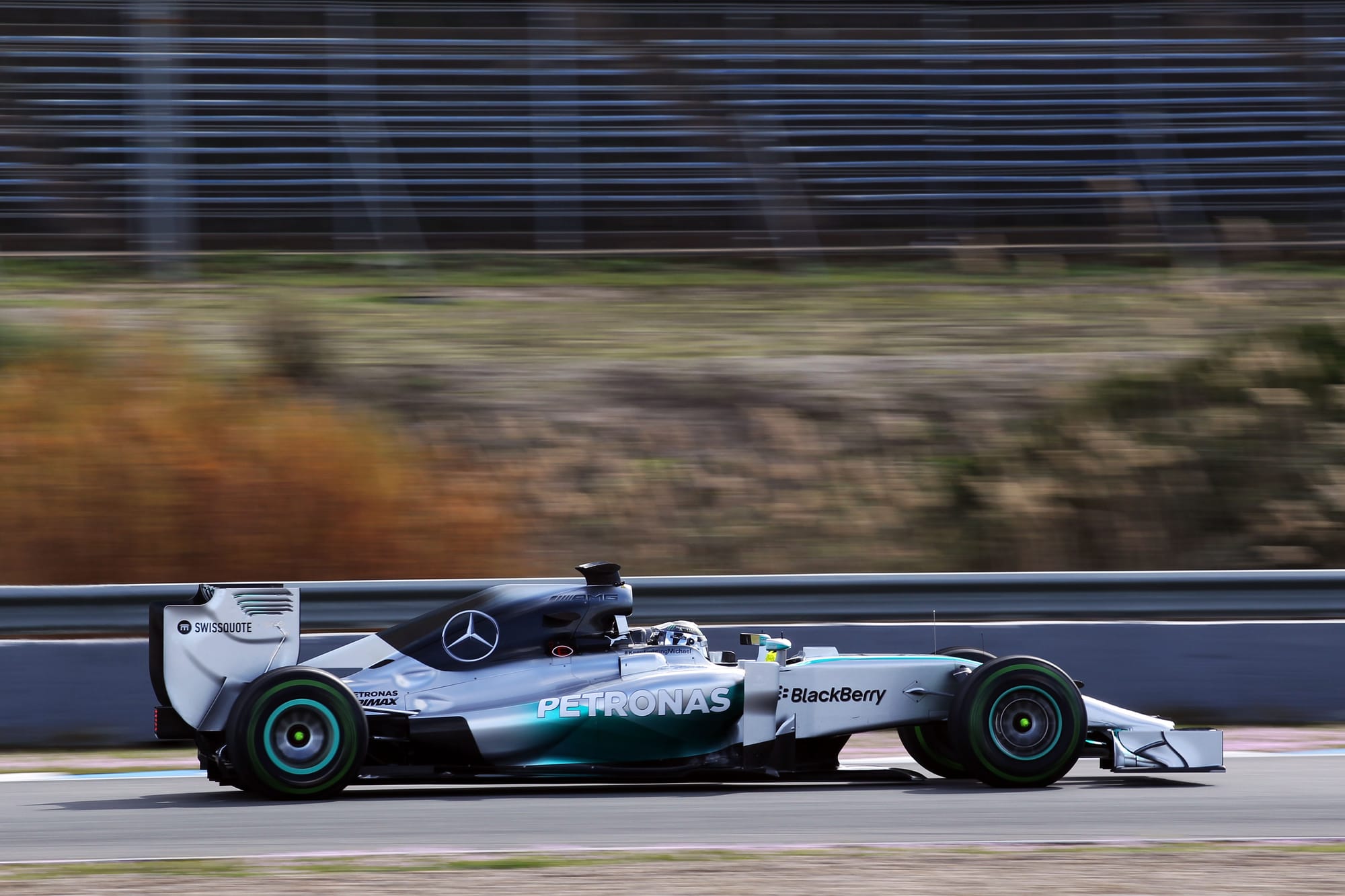 Lewis Hamilton Mercedes Jerez F1 testing 2014