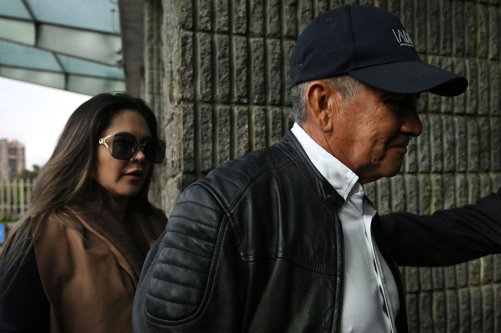 Lucho Herrera enters court in Bogot&aacute;, Colombia in June 2025 to make a statement about the ongoing missing persons case
