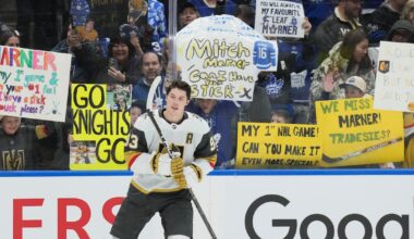 Former Toronto Maple Leafs star Mitch Marner hears boos, cheers in return to Toronto