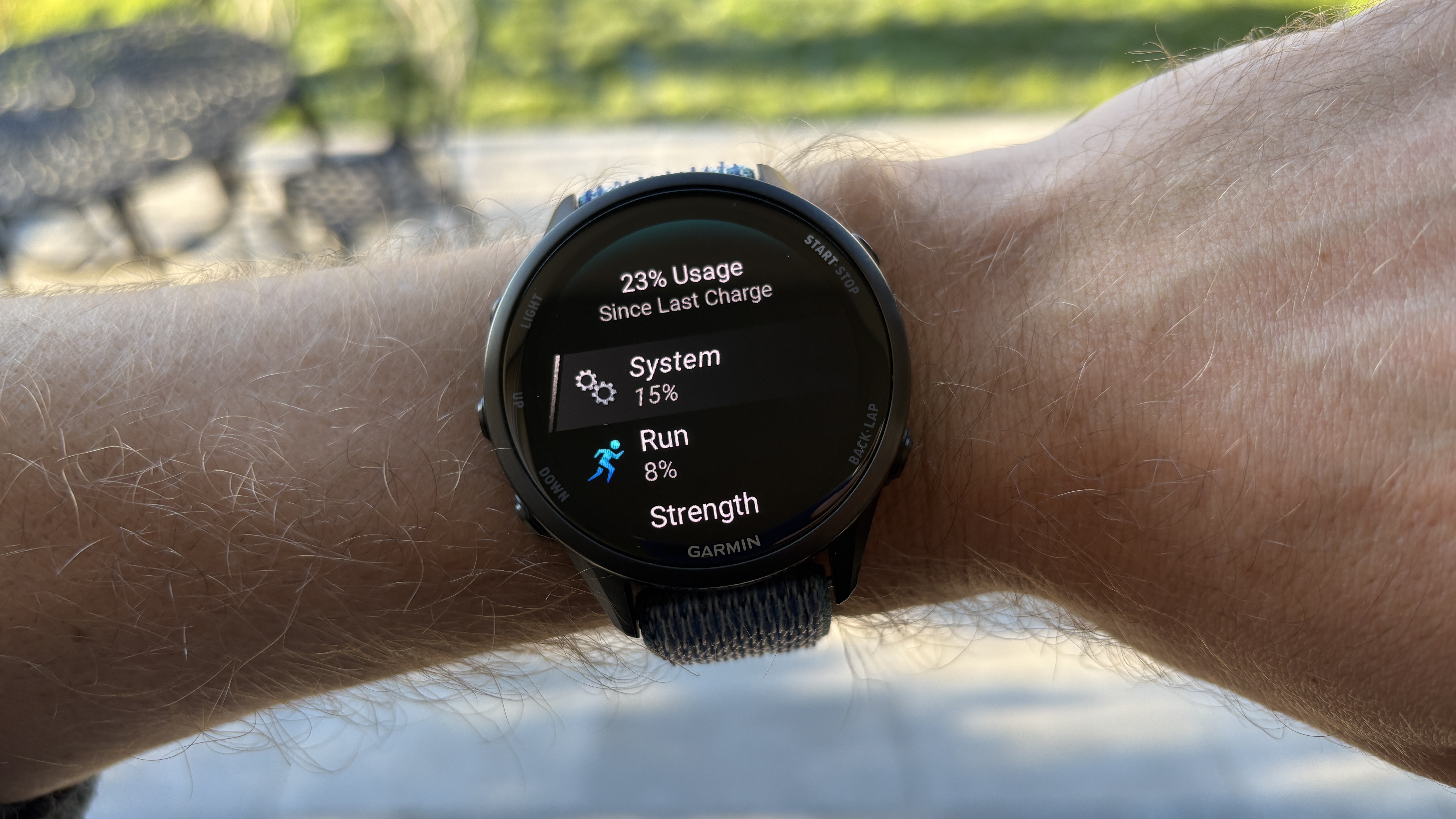 Garmin Forerunner 970 on man's wrist