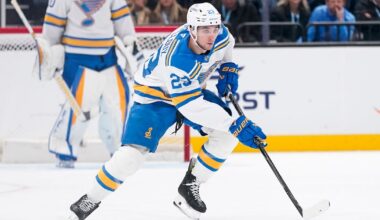 St. Louis Blues sign D Logan Mailloux to a one-year contract extension