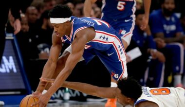 Maxey scores 36 points as 76ers win again in New York, beating Knicks
