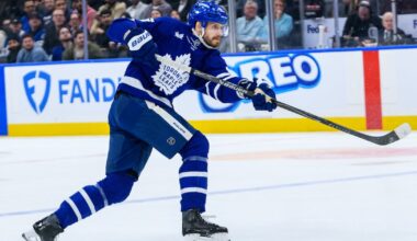 Toronto Maple Leafs’ Oliver Ekman-Larsson suffers lower-body injury vs. Red Wings
