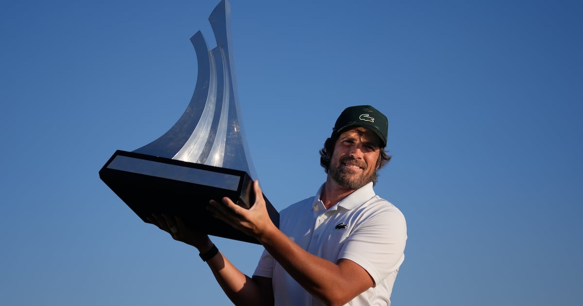 Nacho Elvira pounces on final-hole errors by Rory McIlroy and Shane Lowry to win Dubai Invitational