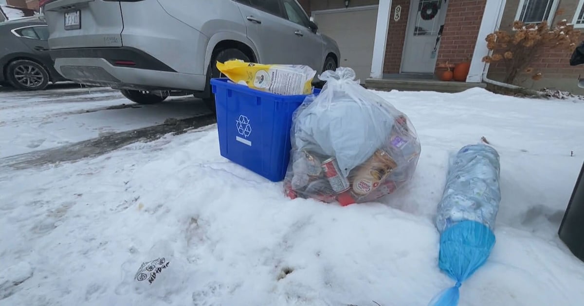 Ontario’s new privatized recycler’s move to stop picking up extra bags outside blue bins under review