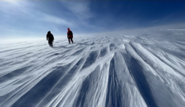 GreenDrill team members at Prudhoe Dome.