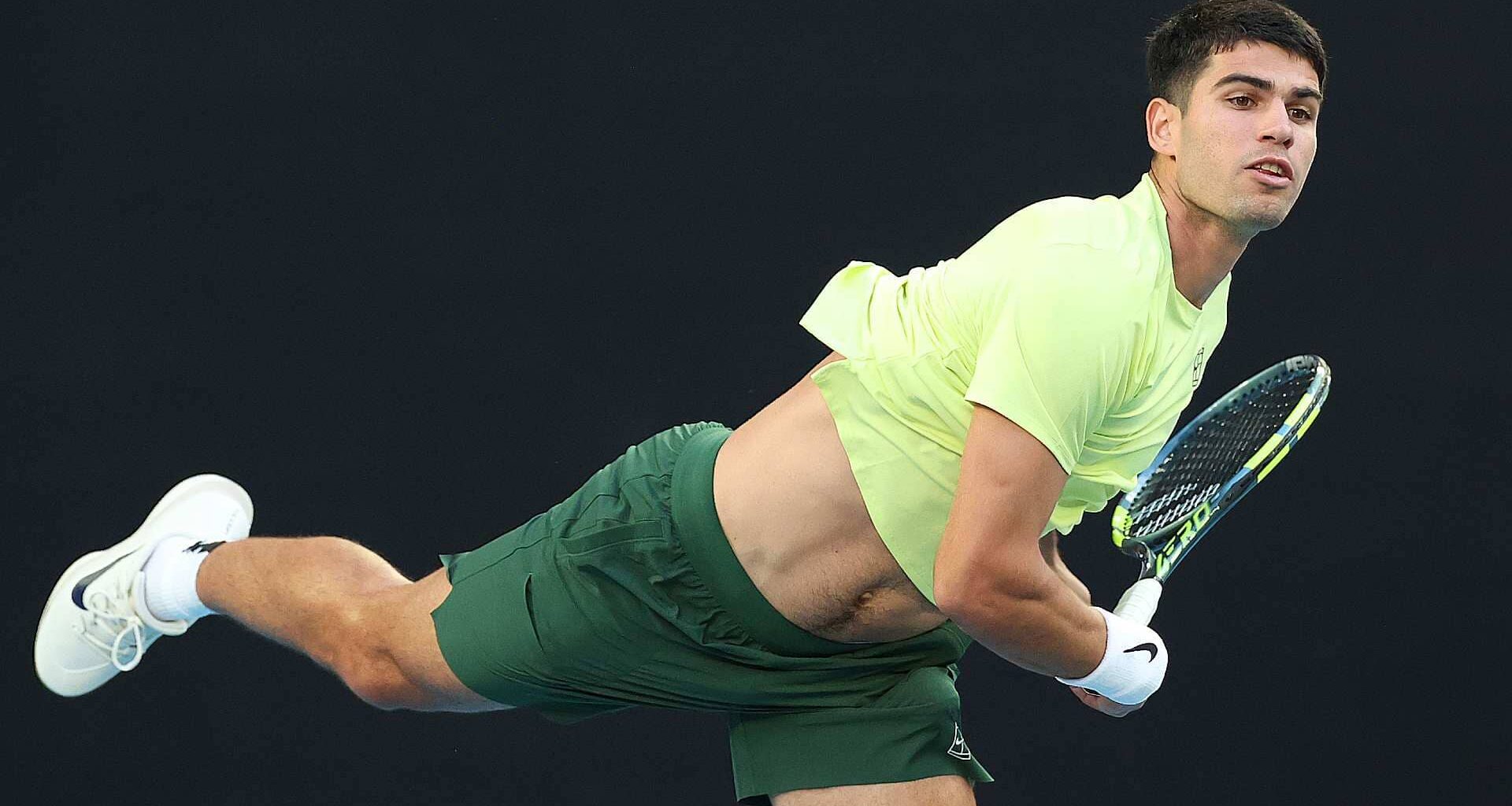 Carlos Alcaraz is chasing his first Australian Open crown.