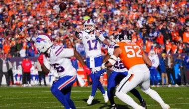 Live updates: Broncos jump out in front of the Bills after offensive lineman catches touchdown pass