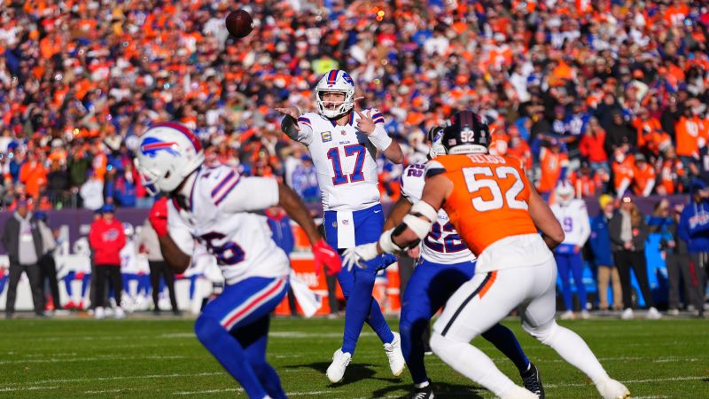 Live updates: Broncos jump out in front of the Bills after offensive lineman catches touchdown pass