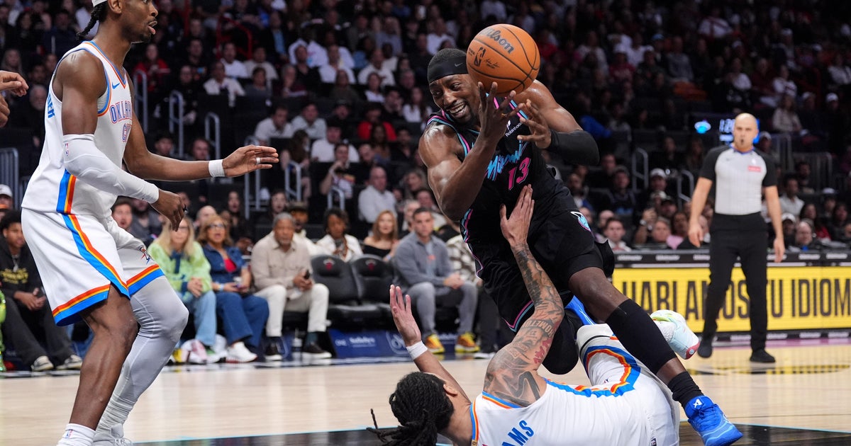 Bam Adebayo scores 30, Andrew Wiggins' late 3 lifts Miami Heat past Oklahoma City Thunder 122-120