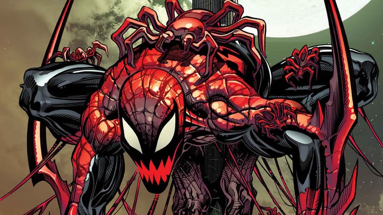 Peter Parker Becomes Spider-Carnage in the Final Issues of 'Amazing Spider-Man/Venom: Death Spiral'