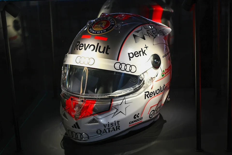 Helmet of Nico Hulkenberg, Audi F1 Team