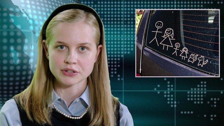 Betty Brant doing the news report in 