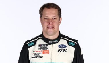Brad Keselowski poses for a photo during NASCAR Production Days at the Charlotte Convention Center on January 22, 2025 in Charlotte, North Carolina. (Photo by Chris Graythen/Getty Images)