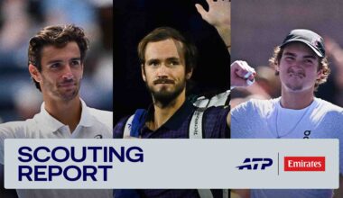 Lorenzo Musetti, Daniil Medvedev and Joao Fonseca are competing on the ATP Tour this week.