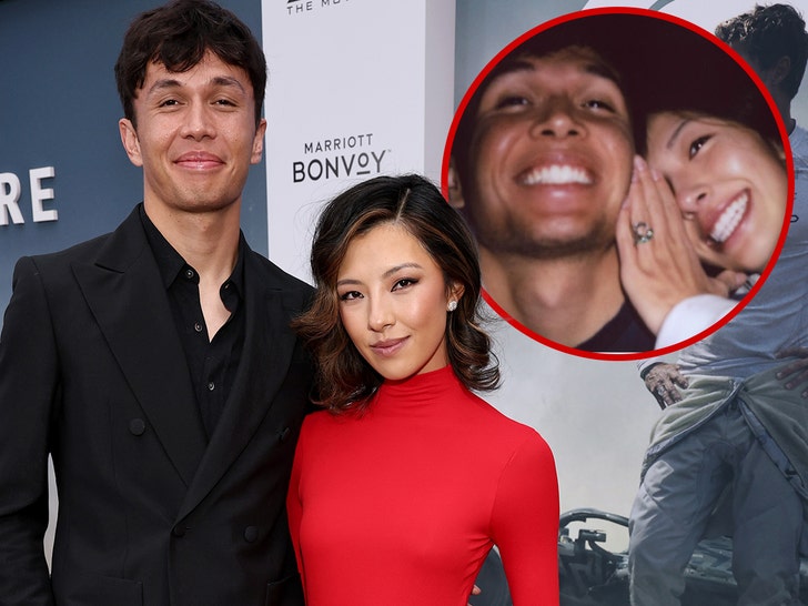 alex albon and lily he engaged getty comp