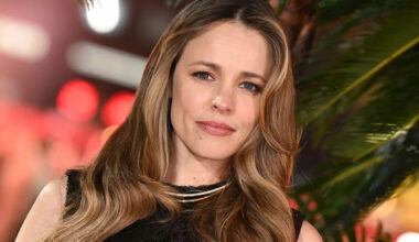 Rachel McAdams Wows in a Liquid Metal Sequin Dress With Hidden Hip and Ribcage Cutouts