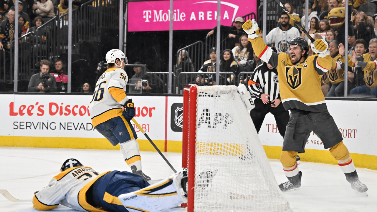 Golden Knights score 7, ease past Predators for 7th straight win