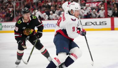 NHL Roundup: McMichael, Ovechkin score as Capitals beat Blackhawks in Bedard's return