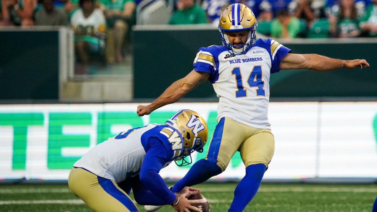 CFL Moves Roundup: Bombers sign veteran kicker Sergio Castillo to two-year extension