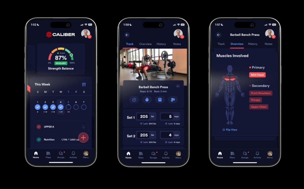 Caliber training app