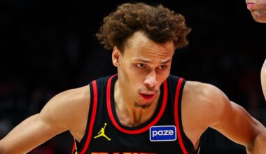 Dyson Daniels stats in Atlanta Hawks vs New York Knicks, Jalen Brunson defence, video, highlights