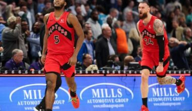 Quickley out for Raptors vs. Clippers