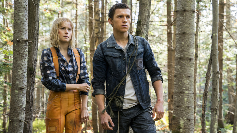 Todd and Viola in forest