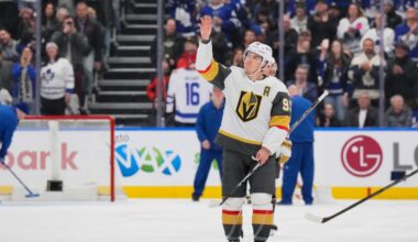 Maple Leafs play tribute video for Marner in return with Golden Knights