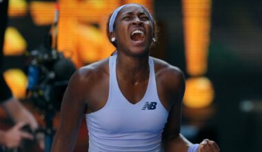Gauff returns to Australian Open quarterfinals with win over Muchova