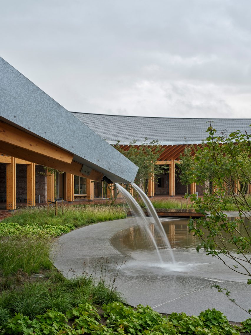 Courtyard of The Crafts College by Dorte Mandrup