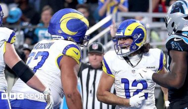 NFL play-offs LIVE: Wildcard Weekend - Rams v Panthers and Packers v Bears, team news, live text, radio commentary & score updates