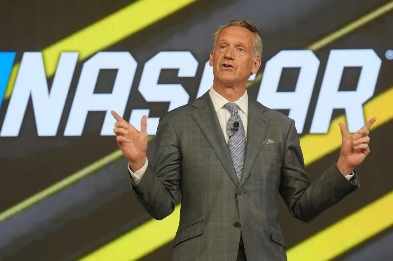 NASCAR commissioner Steve Phelps previously held roles as vice president of corporate marketing, chief marketing officer, senior vice president, executive vice president and president. File Photo by Bill Greenblatt/UPI