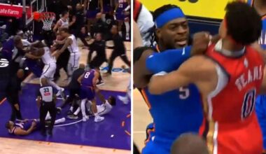 Fights break out in Phenx Suns win over Brooklyn Nets and Oklahoma City Thunder victory over New Orleans Pelicans