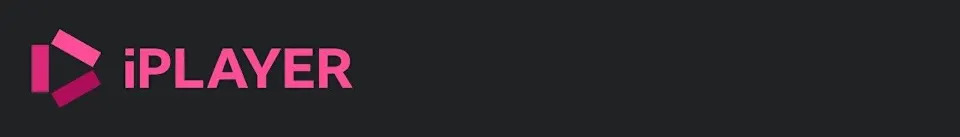 The BBC iPlayer logo on a black background