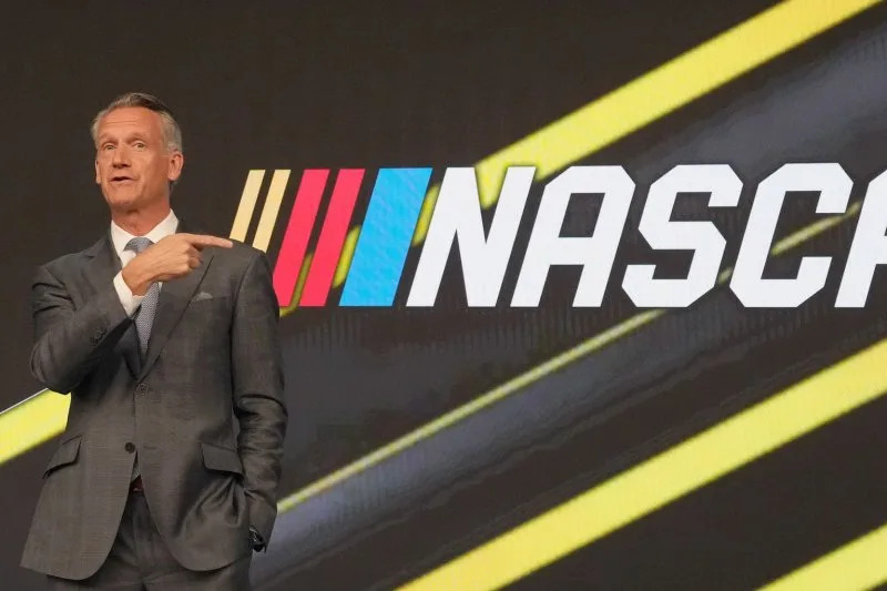 NASCAR commissioner Steve Phelps will resign at the end of January. File Photo by Bill Greenblatt/UPI