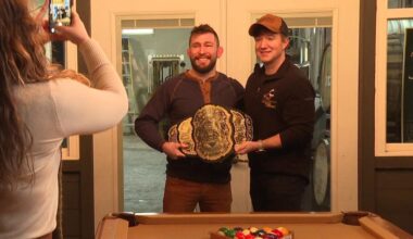 MMA champion Aaron Kennedy celebrates title defense with hometown celebration in Honesdale